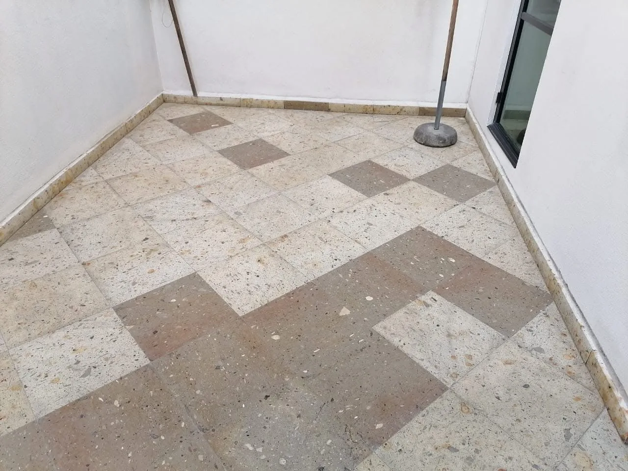 Piso de patio después del tratamiento